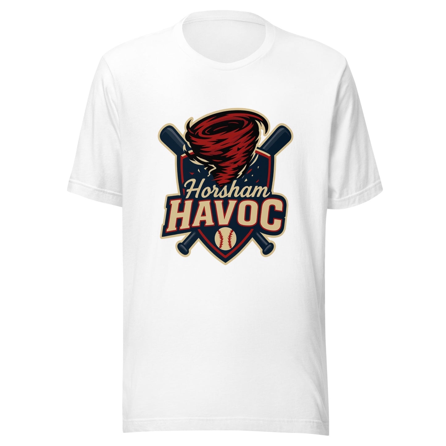 Performance | T-Shirt | Horsham Travel Baseball | Havoc Logo