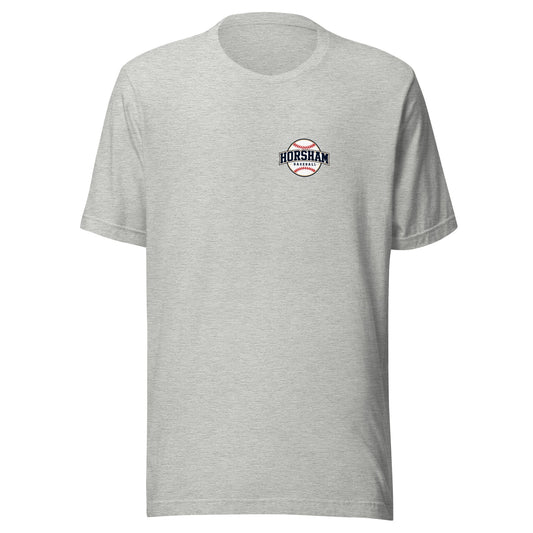 Performance | T-Shirt | Horsham Travel Baseball | Home - Run Crest Logo