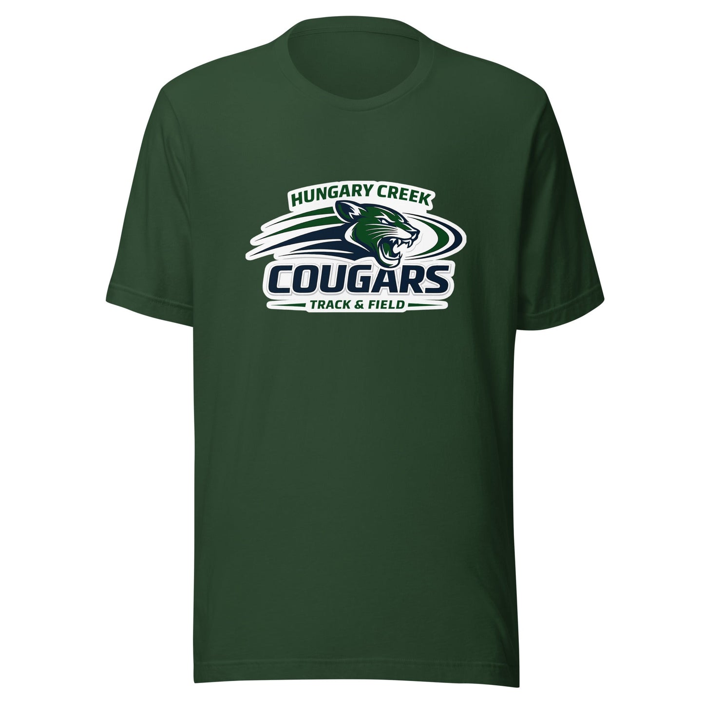 Performance | T-Shirt | Hungary Creek Cougar | Modern Icon Logo