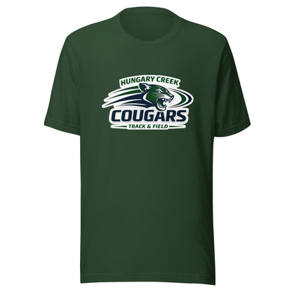 Performance | T-Shirt | Hungary Creek Cougar | Modern Icon Logo