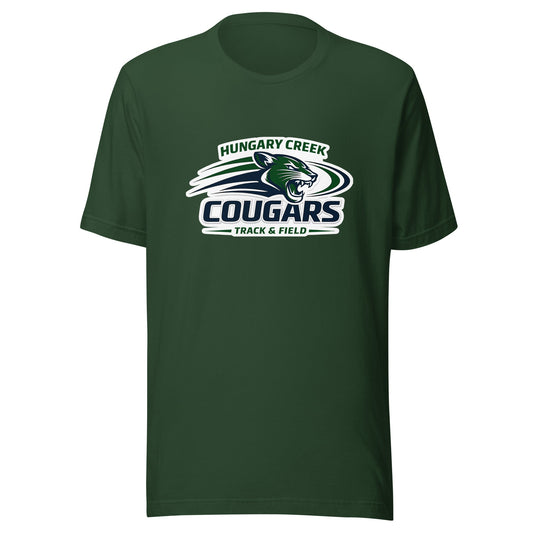 Performance | T-Shirt | Hungary Creek Cougar | Modern Icon Logo