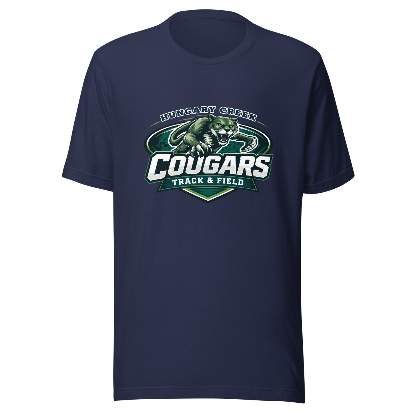 Performance | T-Shirt | Hungary Creek Cougar | Shield Logo