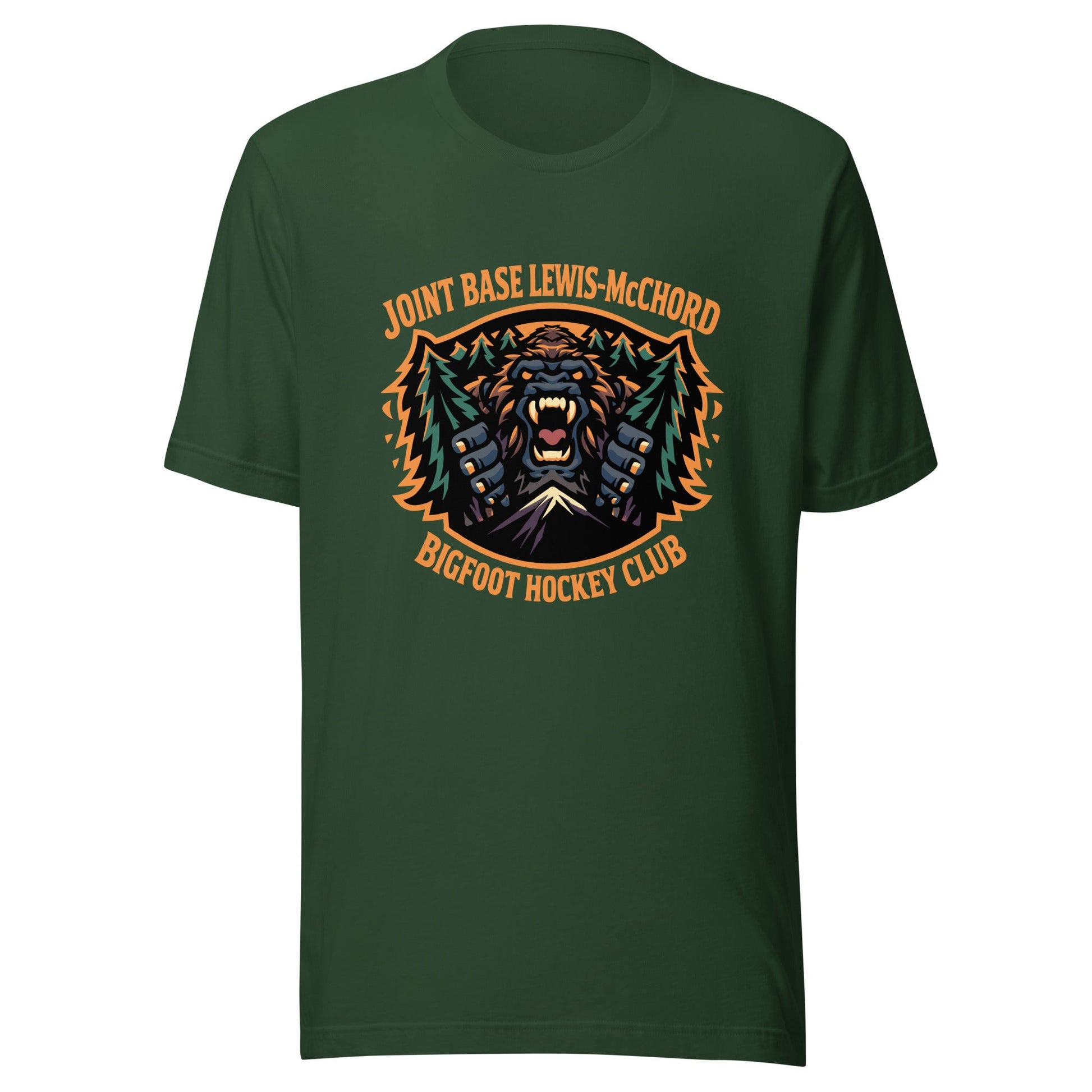 Performance | T-Shirt | JBLM Bigfoot Hockey Team | Mascot Logo