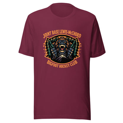 Performance | T-Shirt | JBLM Bigfoot Hockey Team | Mascot Logo