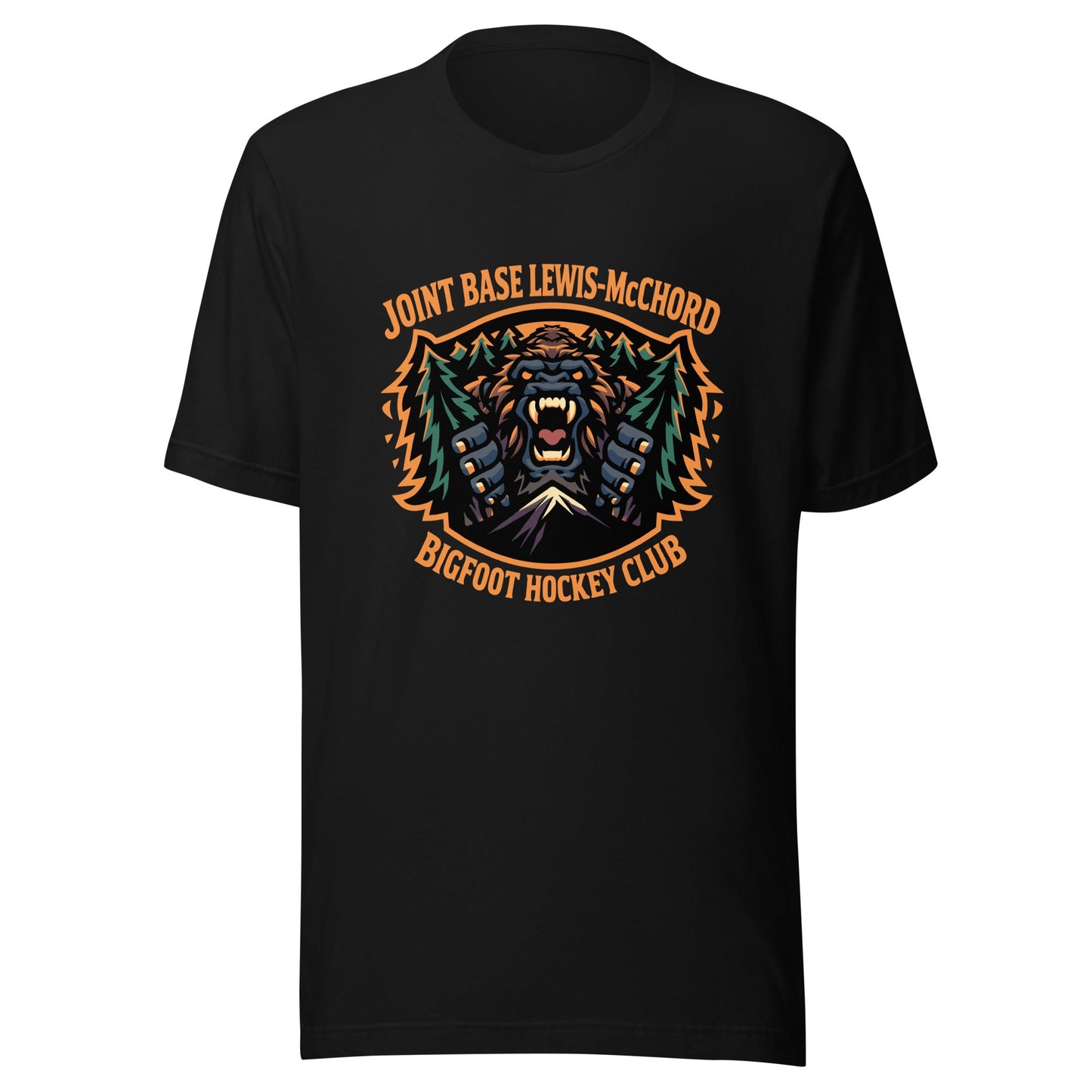 Performance | T-Shirt | JBLM Bigfoot Hockey Team | Mascot Logo