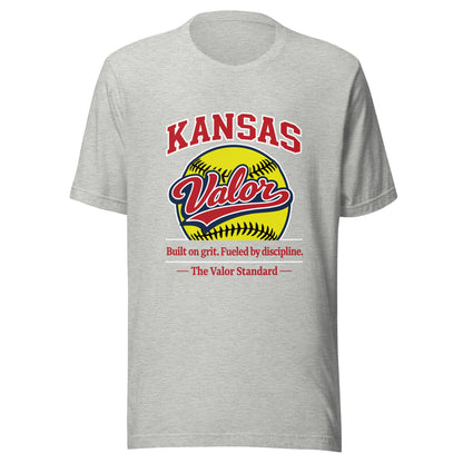 Performance | T-Shirt | Kansas Valor Fan Gear | The Standard Logo
