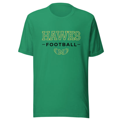 Performance | T-Shirt | Lake Minneola Hawks Football | Mark Logo