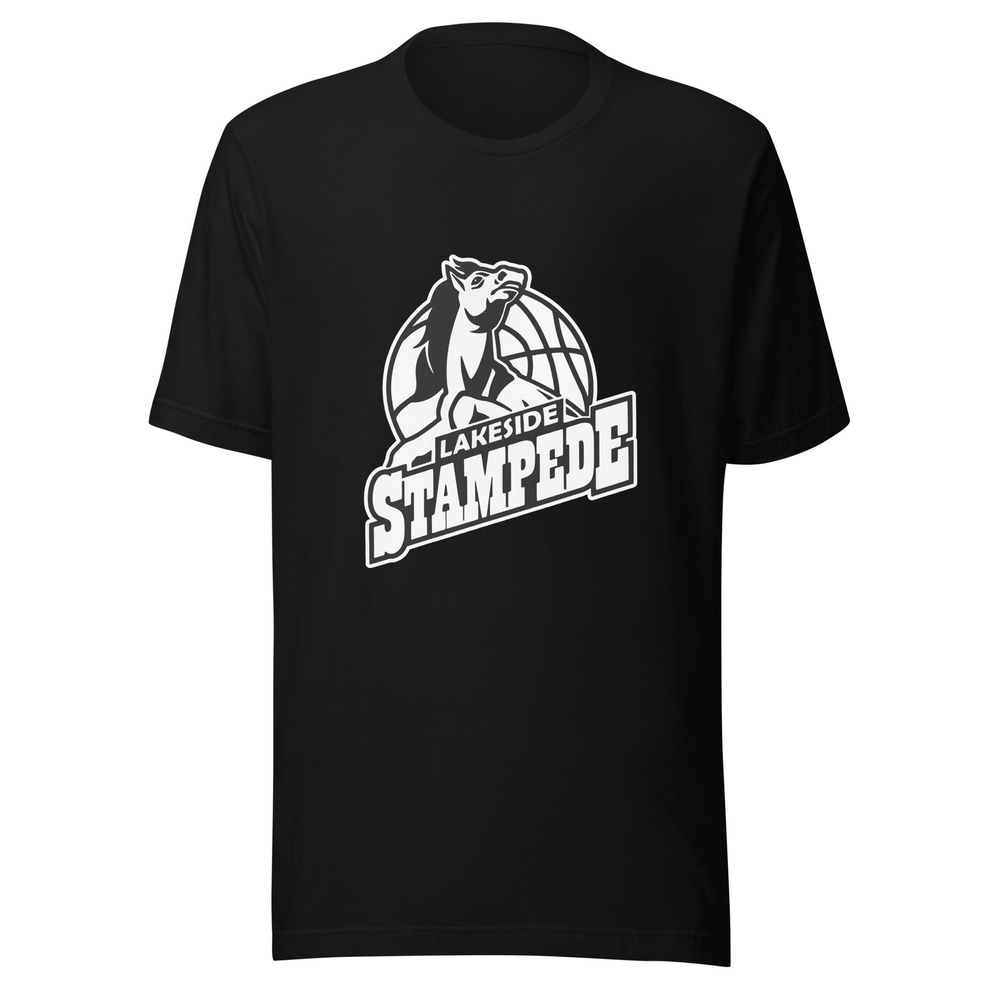 Performance | T-Shirt | Lakeside Stampede | Basketball Mascot Logo