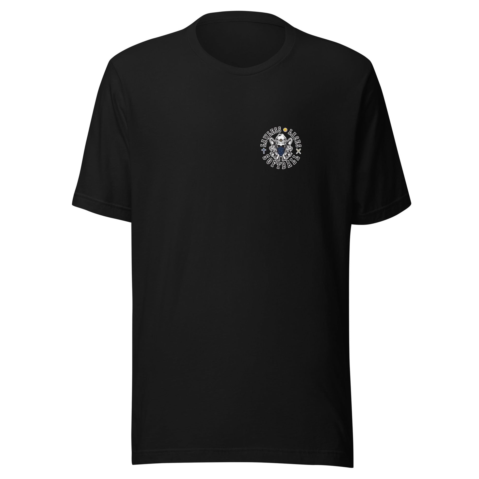 Performance | T-Shirt | Lawless Laces Softball | Outlined Pocket Logo