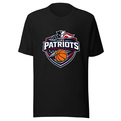 Performance | T-Shirt | LFMS Athletics | Patriots Basketball Logo