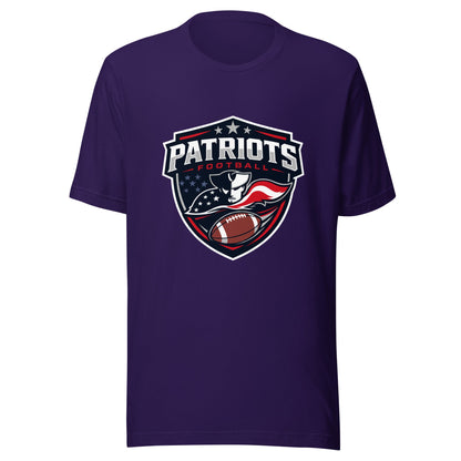 Performance | T-Shirt | LFMS Athletics | Patriots Football Logo