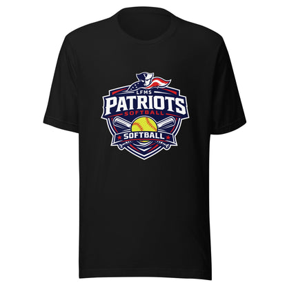 Performance | T-Shirt | LFMS Athletics | Patriots Softball Logo
