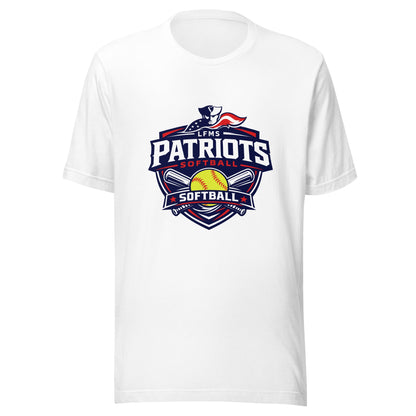 Performance | T-Shirt | LFMS Athletics | Patriots Softball Logo