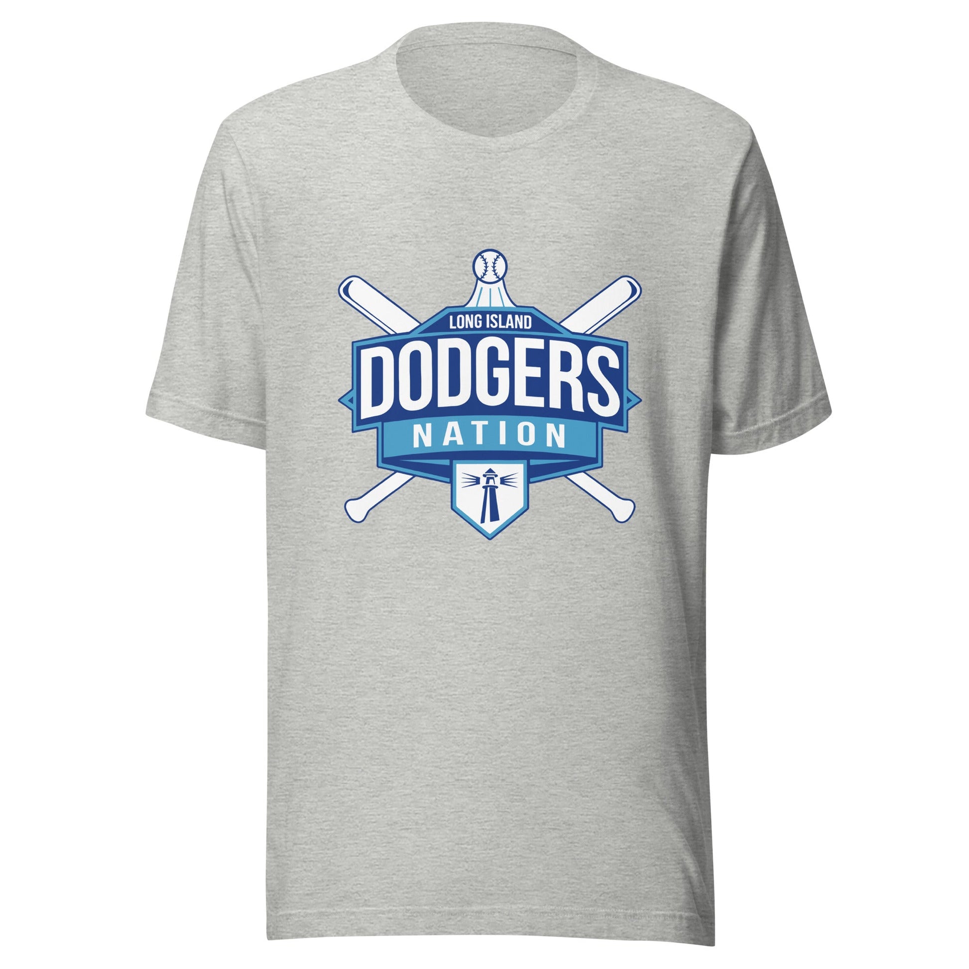 Performance | T-Shirt | LI Dodgers Nation | Varsity Crest Logo