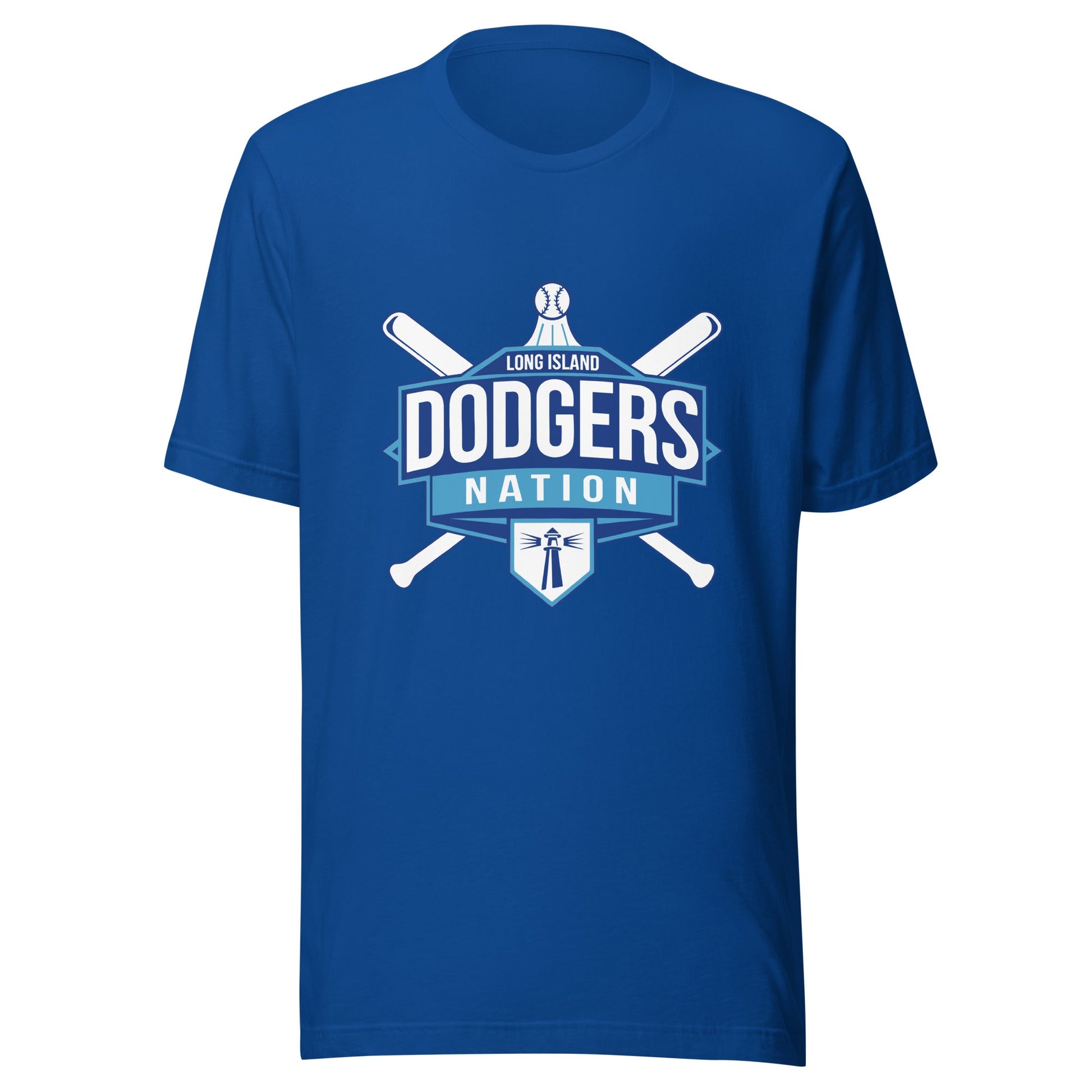 Performance | T-Shirt | LI Dodgers Nation | Varsity Crest Logo