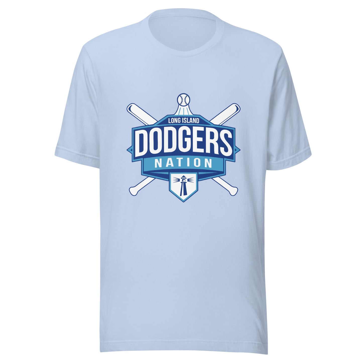 Performance | T-Shirt | LI Dodgers Nation | Varsity Crest Logo
