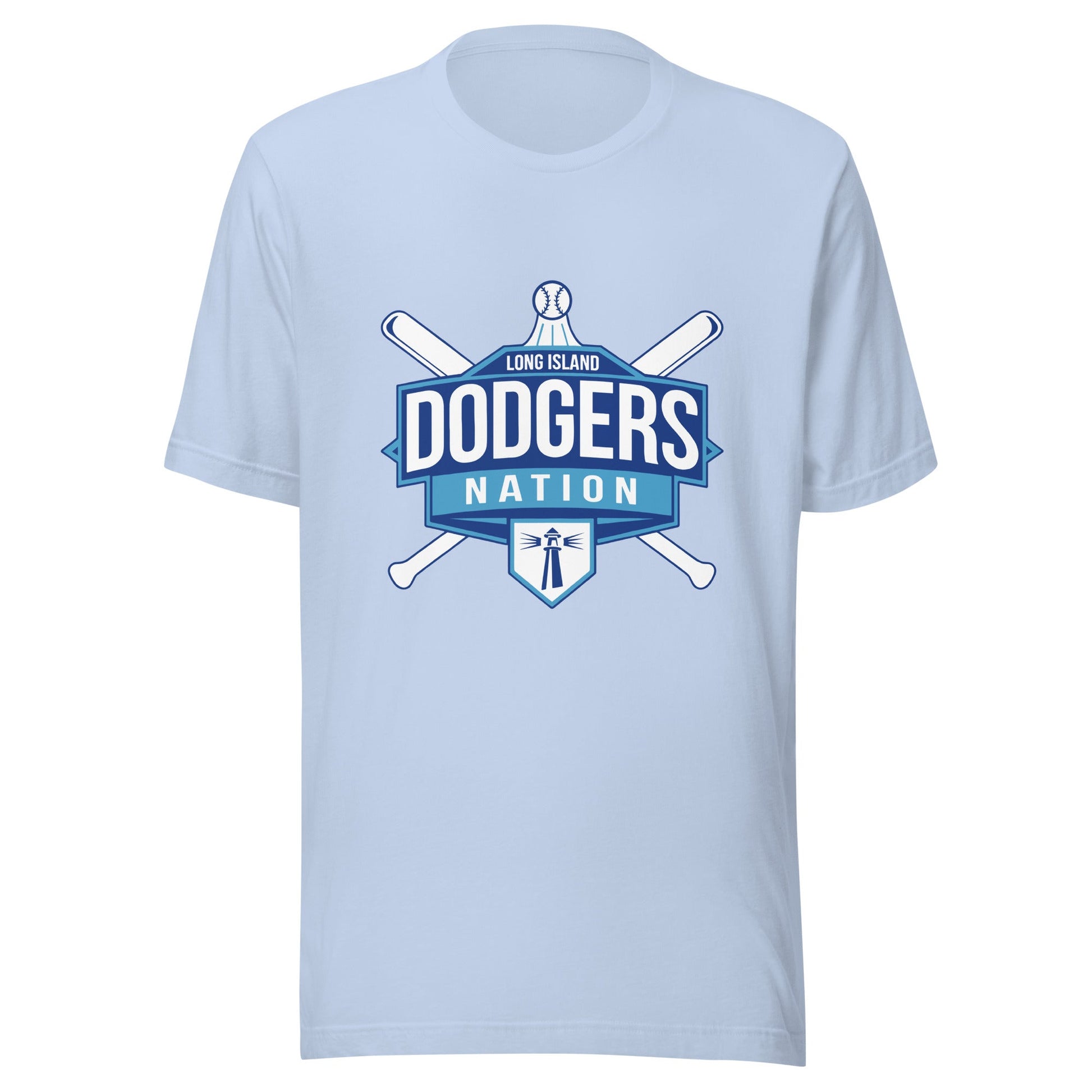 Performance | T-Shirt | LI Dodgers Nation | Varsity Crest Logo