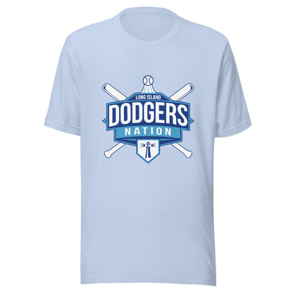 Performance | T-Shirt | LI Dodgers Nation | Varsity Crest Logo