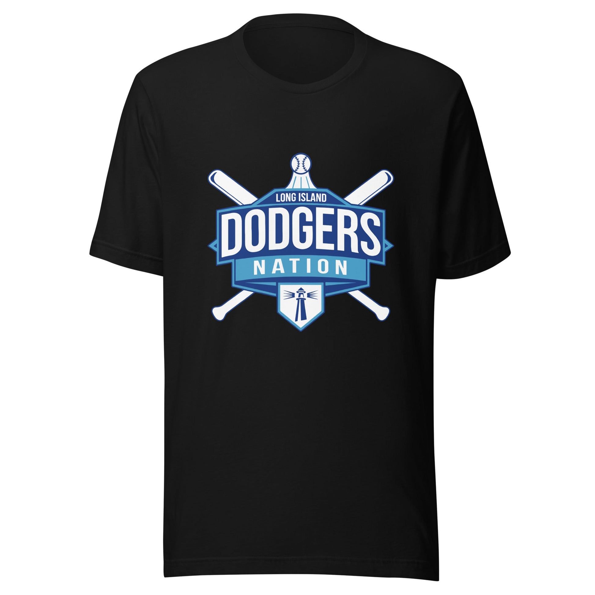 Performance | T-Shirt | LI Dodgers Nation | Varsity Crest Logo