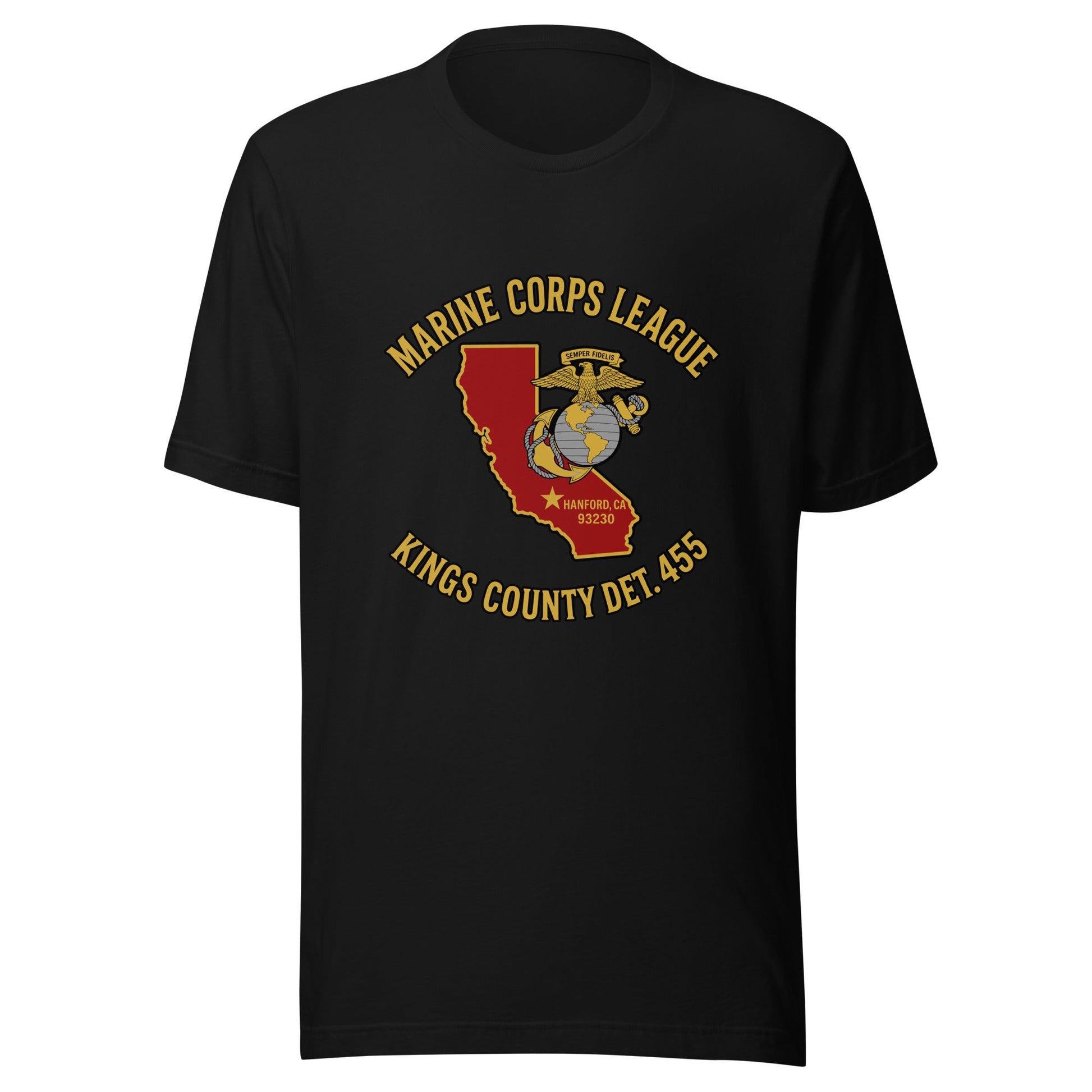Performance | T-Shirt | Marine Corps League kings County Det 455 | Crest Logo