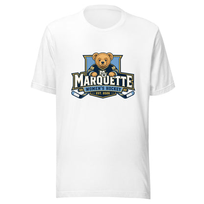 Performance | T-Shirt | Marquette University Women's Hockey | Bear Athletics Logo