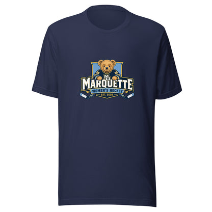 Performance | T-Shirt | Marquette University Women's Hockey | Bear Athletics Logo