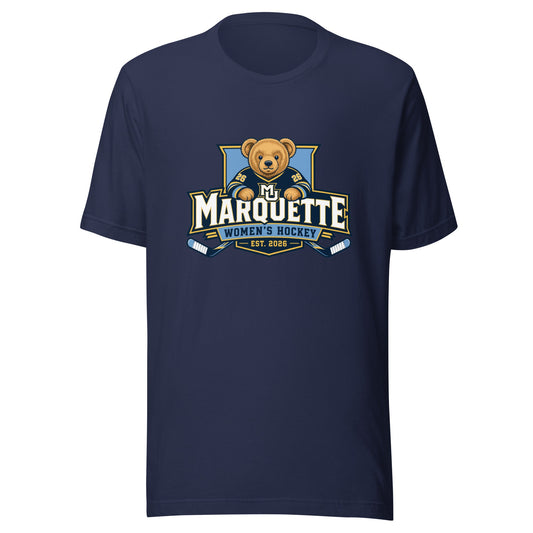 Performance | T-Shirt | Marquette University Women's Hockey | Bear Athletics Logo