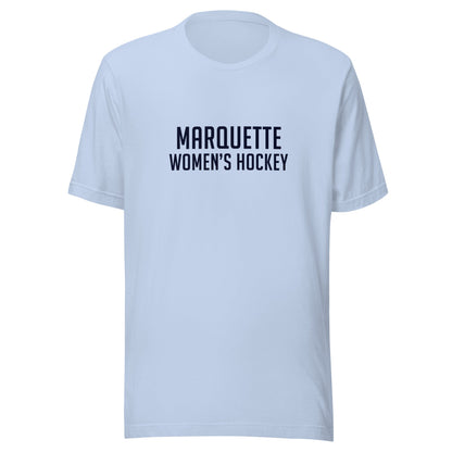 Performance | T-Shirt | Marquette University Women's Hockey | Collegiate Front Logo