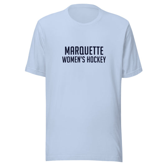 Performance | T-Shirt | Marquette University Women's Hockey | Collegiate Front Logo