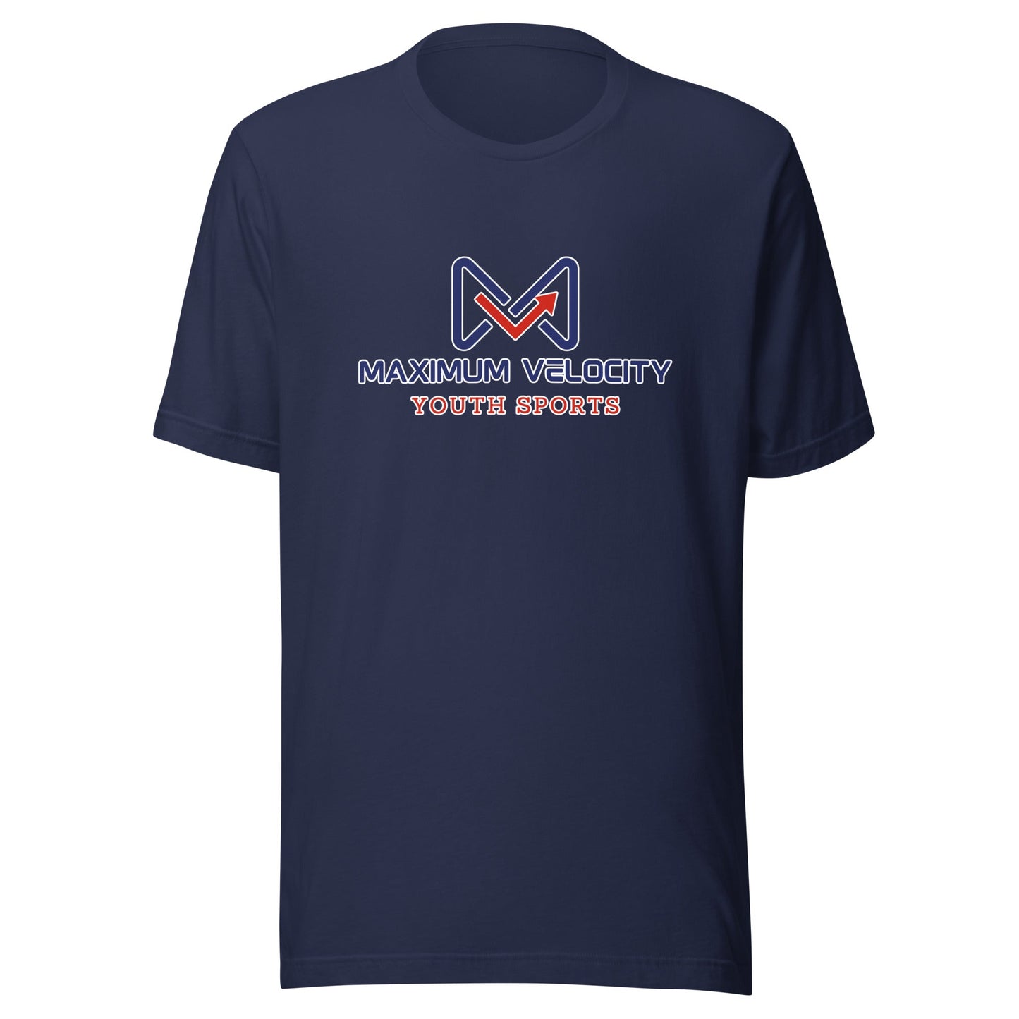 Performance | T-Shirt | Maximum Velocity Youth Sports | Emblem Logo