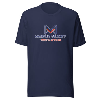 Performance | T-Shirt | Maximum Velocity Youth Sports | Emblem Logo