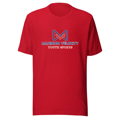 Performance | T-Shirt | Maximum Velocity Youth Sports | Emblem Logo
