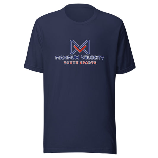 Performance | T-Shirt | Maximum Velocity Youth Sports | Emblem Logo