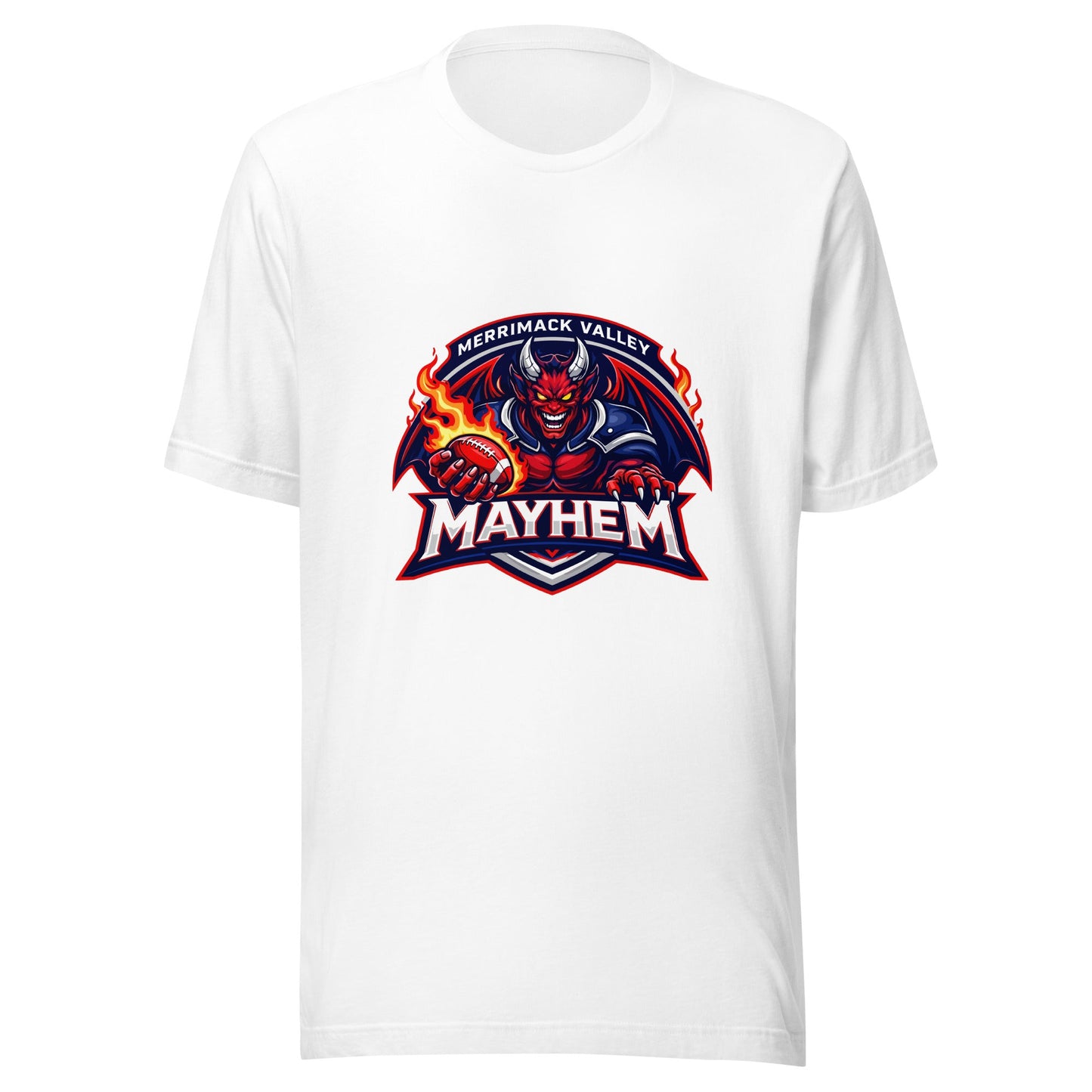 Performance | T-Shirt | Merrimack Valley Mayhem | Overlord Crest Logo