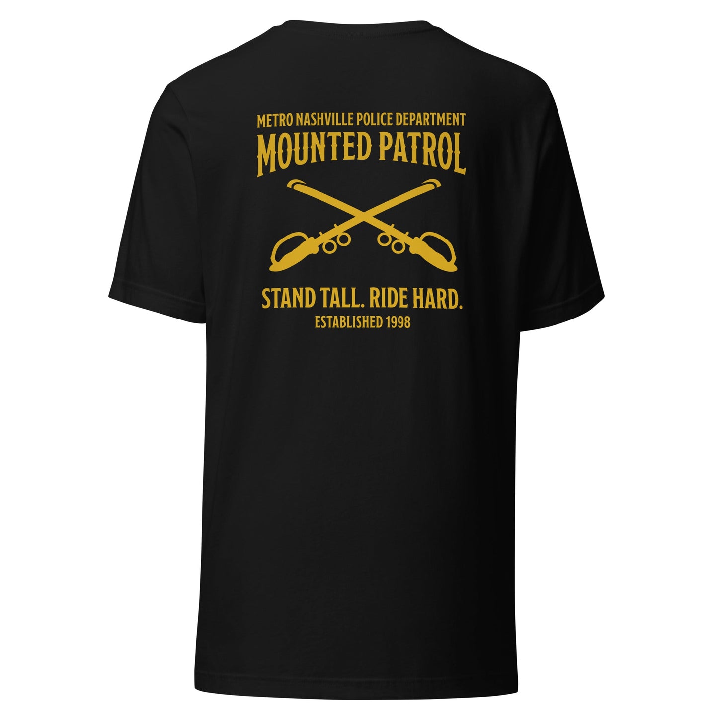 Performance | T-Shirt | Metro Nashville Police Department Horse Mounted Patrol | Stand Tall Logo