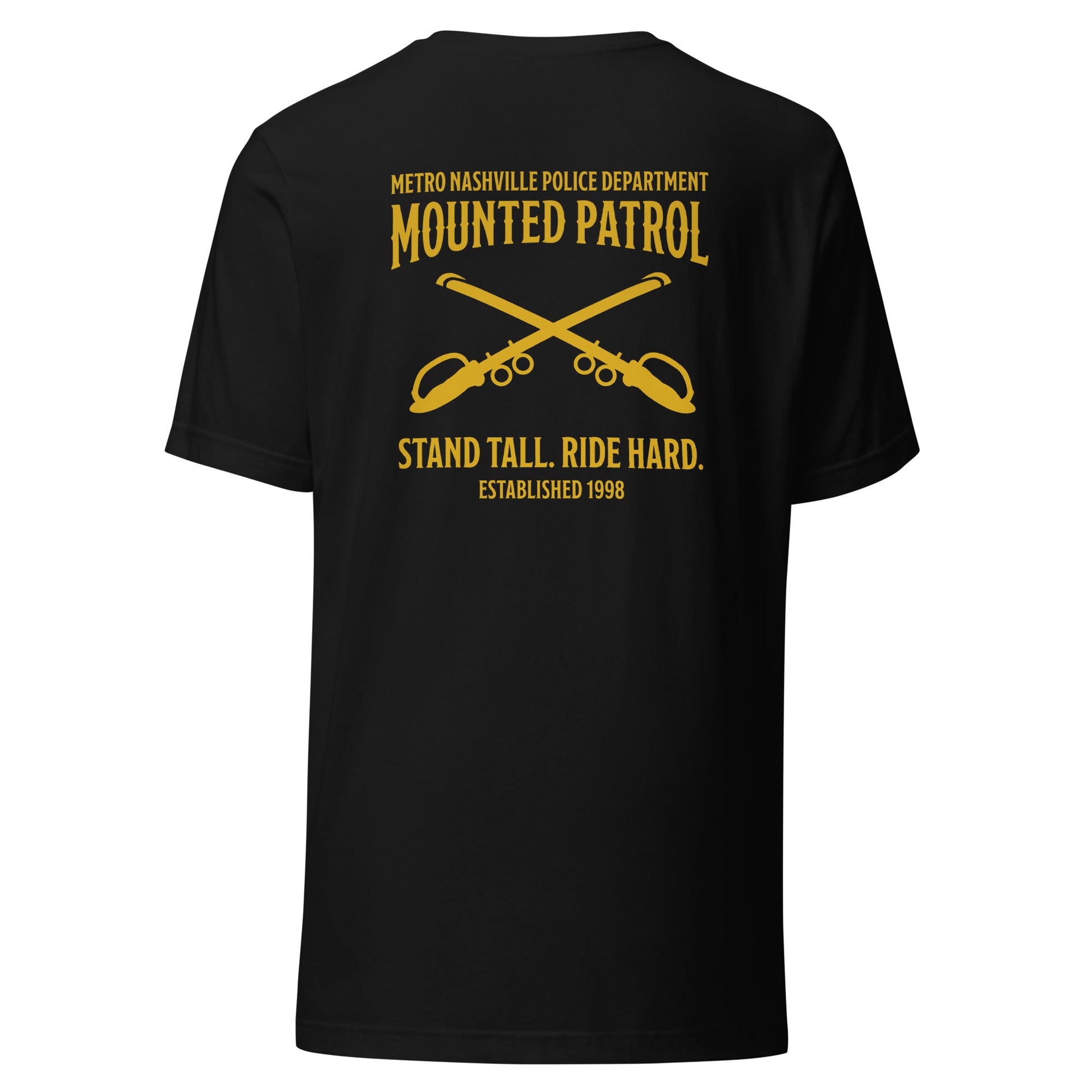 Performance | T-Shirt | Metro Nashville Police Department Horse Mounted Patrol | Stand Tall Logo