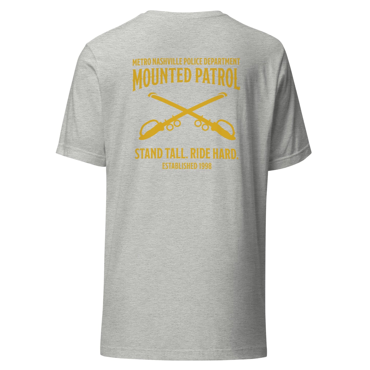 Performance | T-Shirt | Metro Nashville Police Department Horse Mounted Patrol | Stand Tall Logo