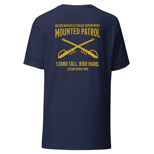 Performance | T-Shirt | Metro Nashville Police Department Horse Mounted Patrol | Stand Tall Logo