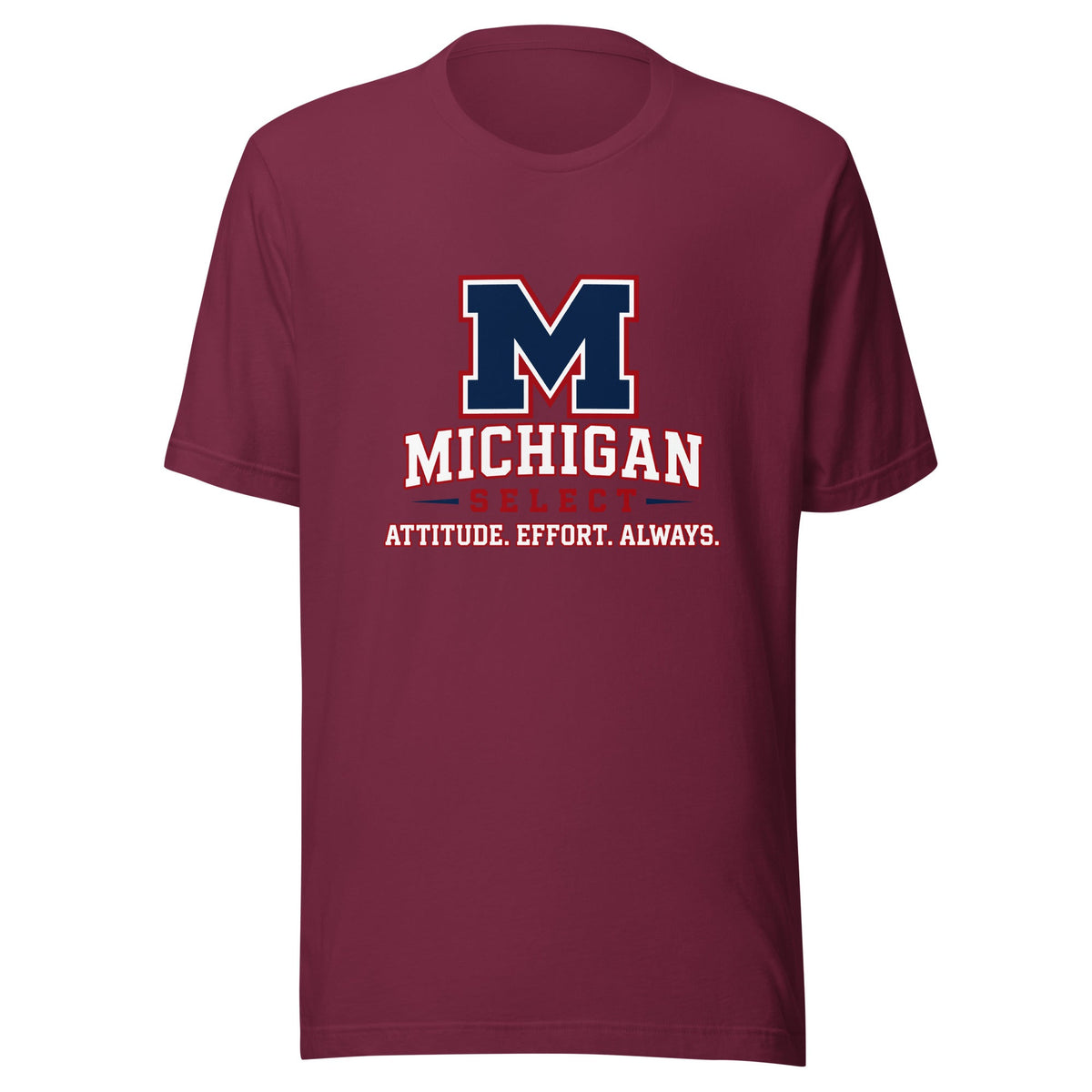 Performance | T-Shirt | Michigan Select Baseball | Crest Logo