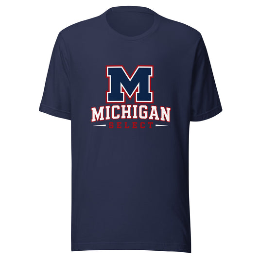 Performance | T-Shirt | Michigan Select Baseball | Emblem Logo