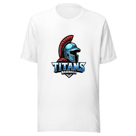 Performance | T-Shirt | Mighty Titans Baseball | Crest Logo