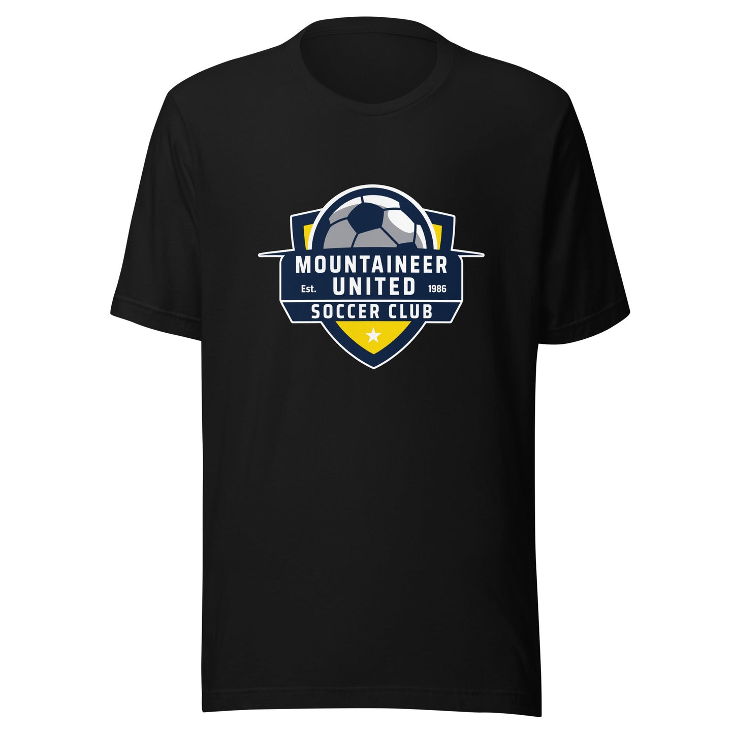 Performance | T-Shirt | Mountaineer United Soccer Club | Alpine Crest Logo
