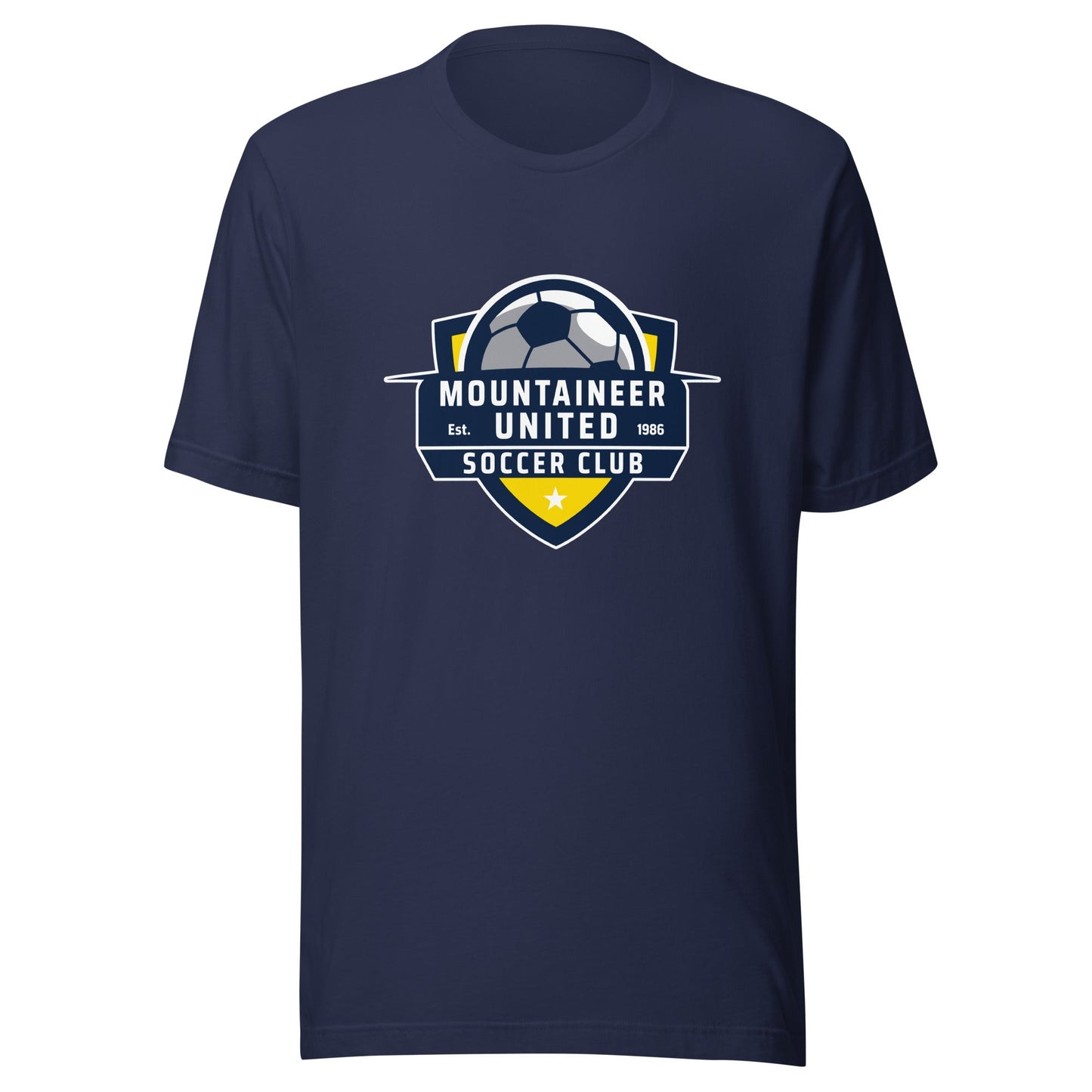 Performance | T-Shirt | Mountaineer United Soccer Club | Alpine Crest Logo