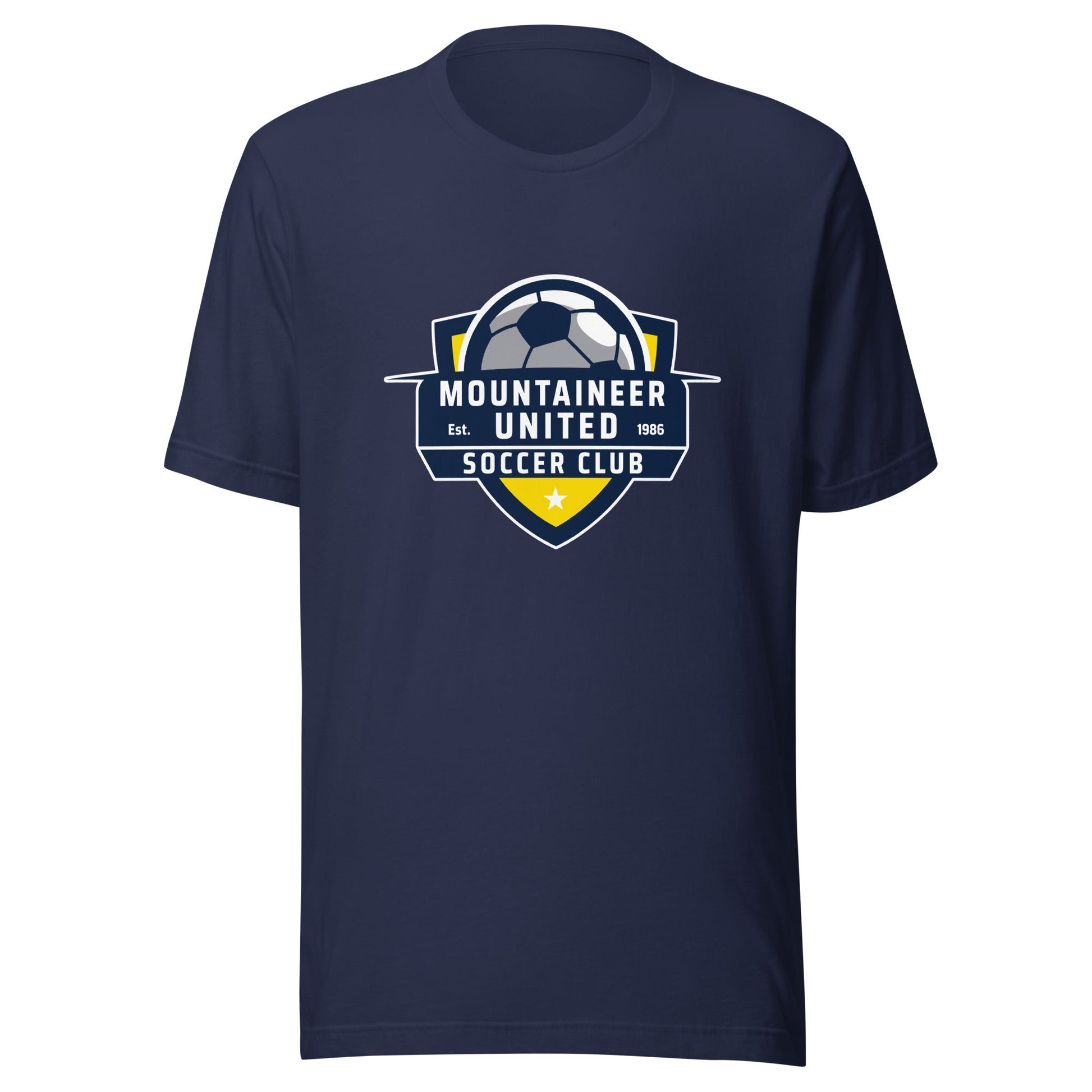 Performance | T-Shirt | Mountaineer United Soccer Club | Alpine Crest Logo