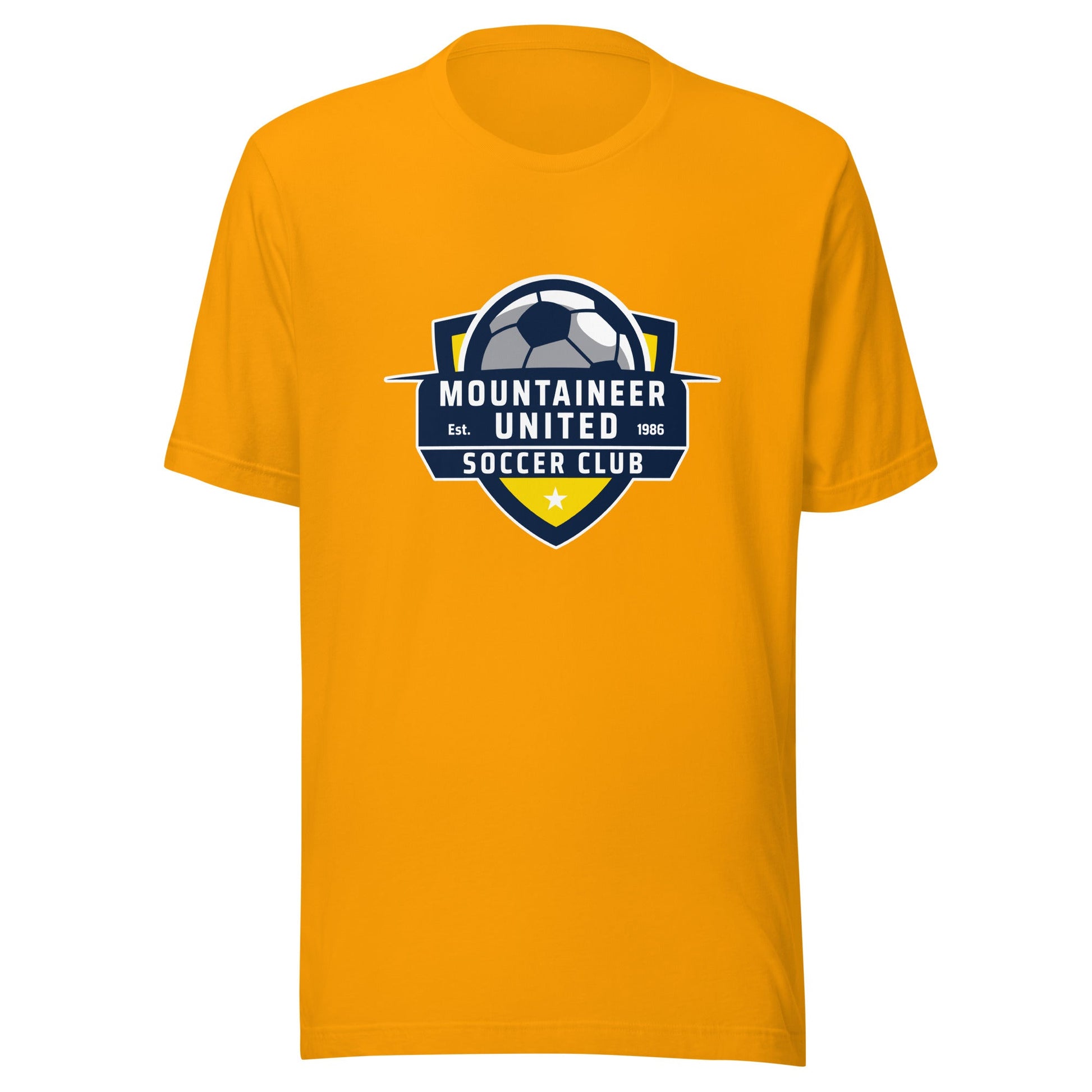 Performance | T-Shirt | Mountaineer United Soccer Club | Alpine Crest Logo