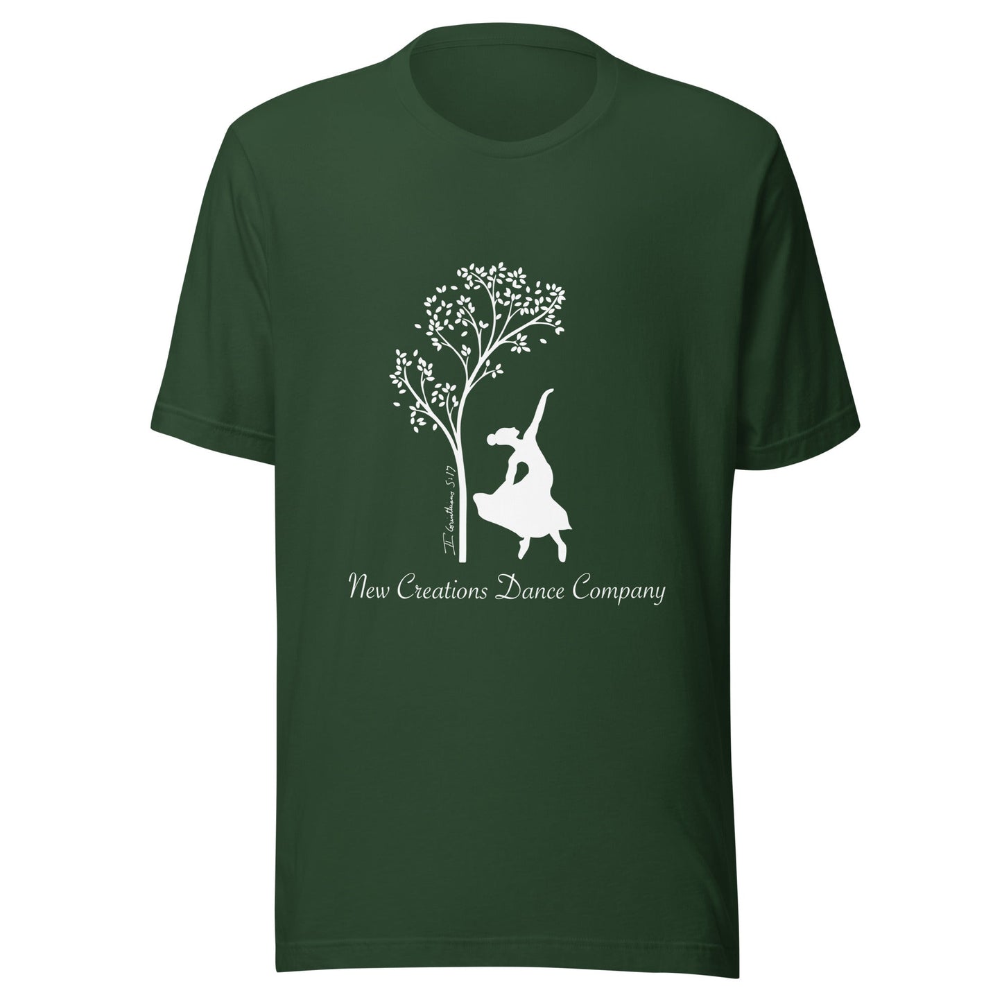 Performance | T-Shirt | New Creations Dance Company | Alt Logo