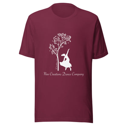 Performance | T-Shirt | New Creations Dance Company | Alt Logo