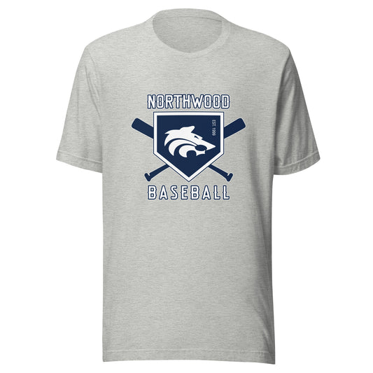 Performance | T-Shirt | Northwood High School Baseball | Emblem Logo