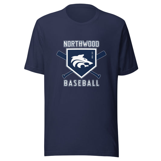 Performance | T-Shirt | Northwood High School Baseball | Emblem Logo