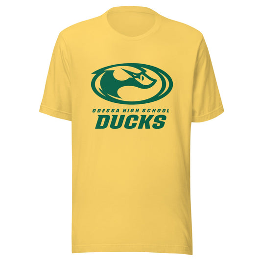 Performance | T-Shirt | Odessa Girls Lacrosse | Ducks Green Logo